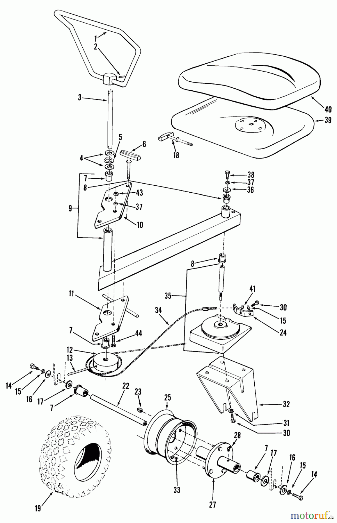 Toro Neu Mowers, Riding 03112 - Toro 58