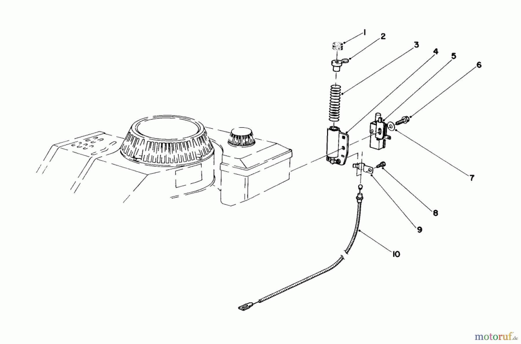 Toro Neu Mowers, Walk-Behind Seite 1 16580 - Toro Lawnmower, 1984 (4000001-4999999) BRAKE ASSEMBLY