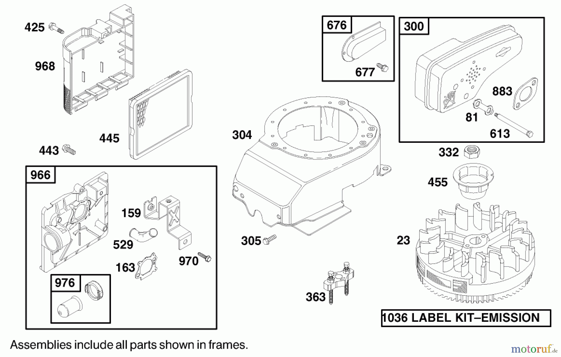 Toro Neu Mowers, Walk-Behind Seite 1 20023 (R-21SB) - Toro Recycler Mower, R-21SB, 1999 (9900001-9999999) ENGINE BRIGGS & STRATTON MODEL 12H802-1767-E1 #5