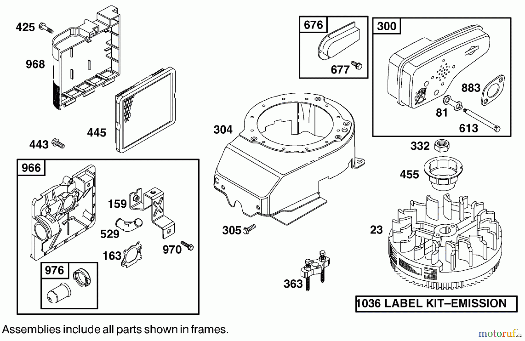  Toro Neu Mowers, Walk-Behind Seite 1 20042 (SR-21S) - Toro Super Recycler Mower, SR-21S, 2000 (200000001-200999999) ENGINE BRIGGS & STRATTON MODEL 12H802-1767-E1 #5