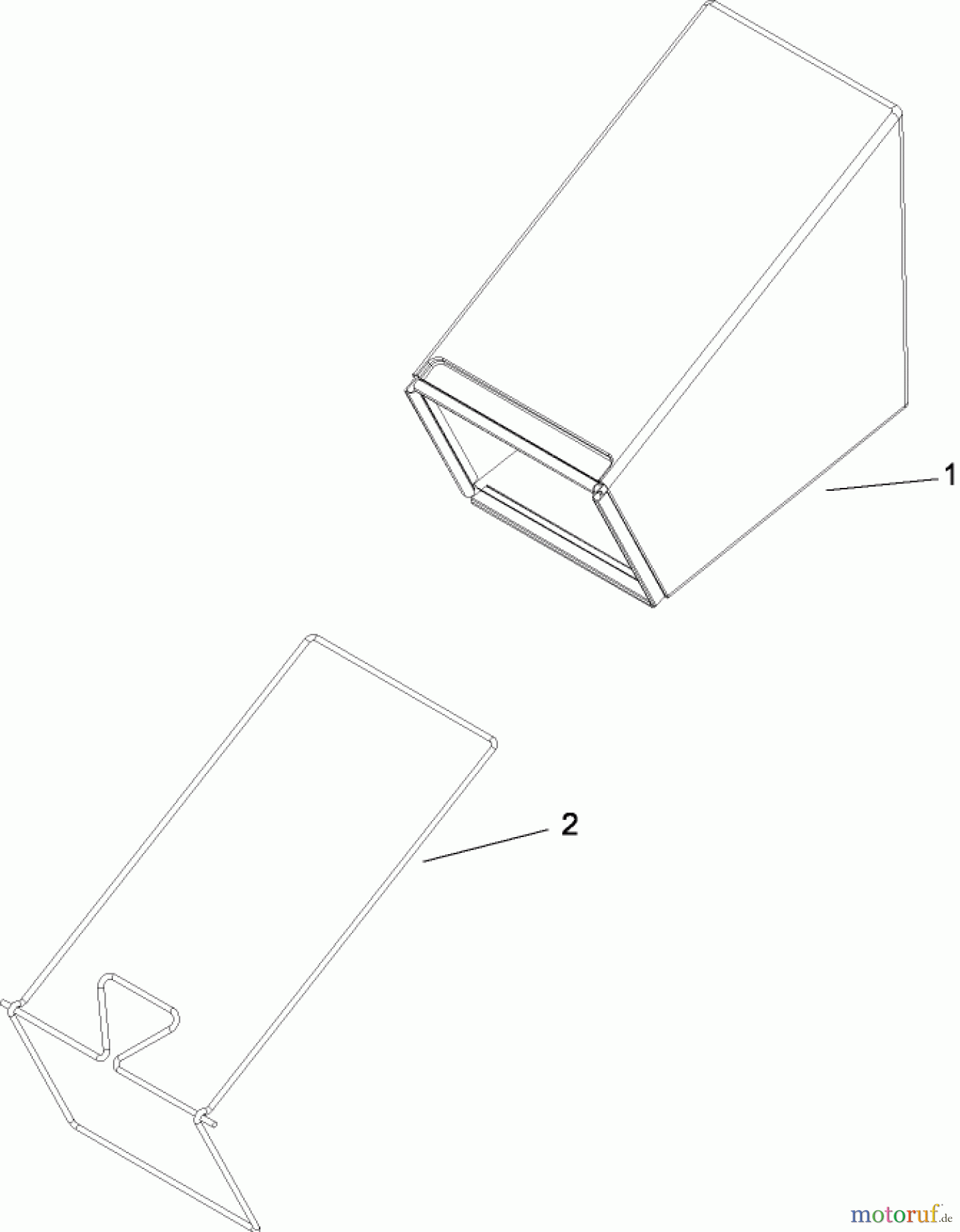 Toro Neu Mowers, Walk-Behind Seite 1 20092 - Toro Super Recycler Lawn Mower, 2009 (290000001-290999999) BAG ASSEMBLY