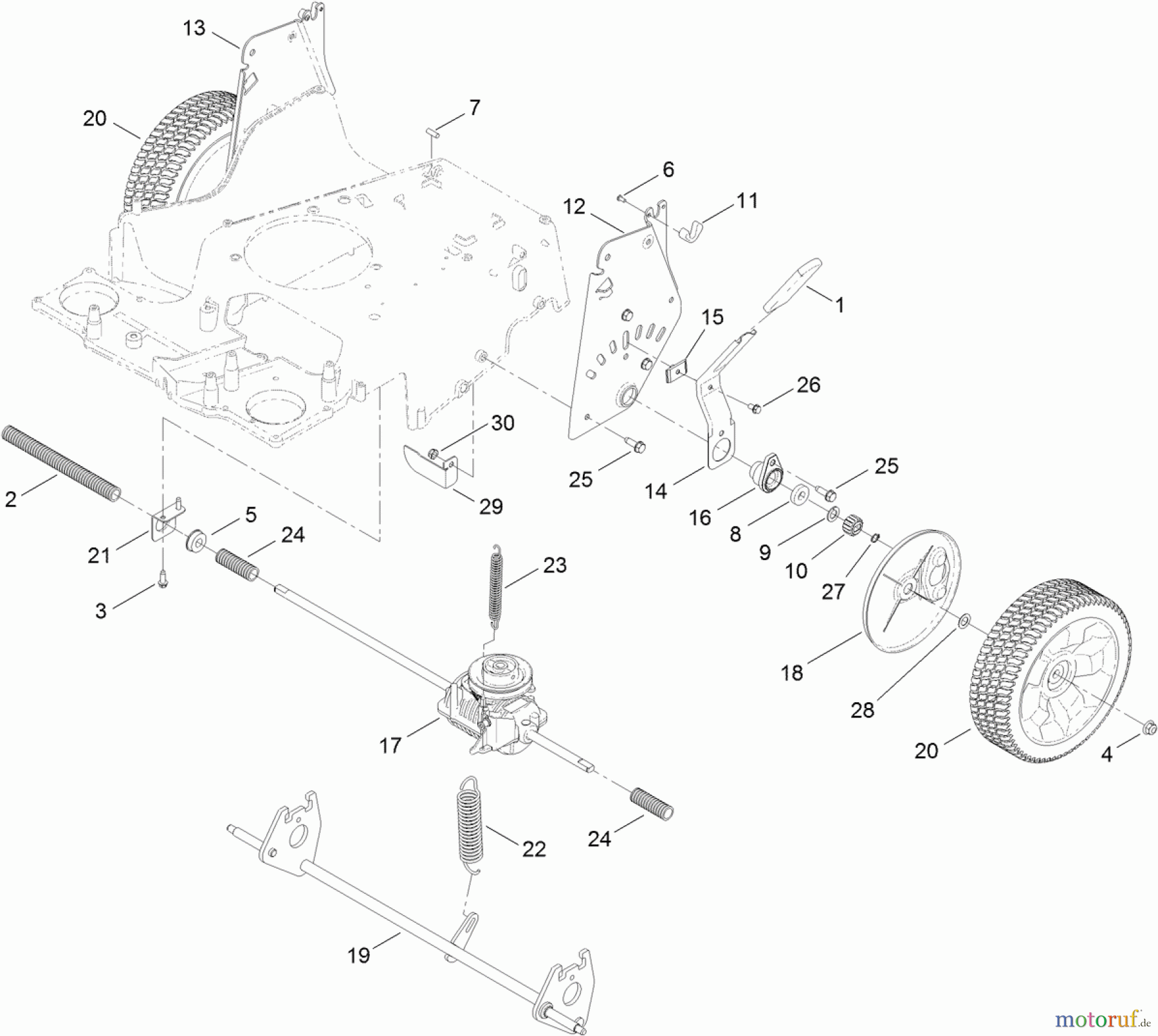 Toro Neu Mowers, Walk-Behind Seite 1 20200 - Toro TimeMaster 30