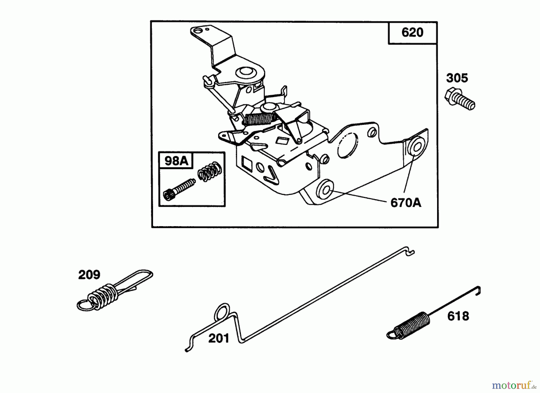  Toro Neu Mowers, Walk-Behind Seite 1 20213 - Toro Lawnmower, 1992 (2000001-2999999) ENGINE BRIGGS & STRATTON MODEL 124702-3115-01 #4