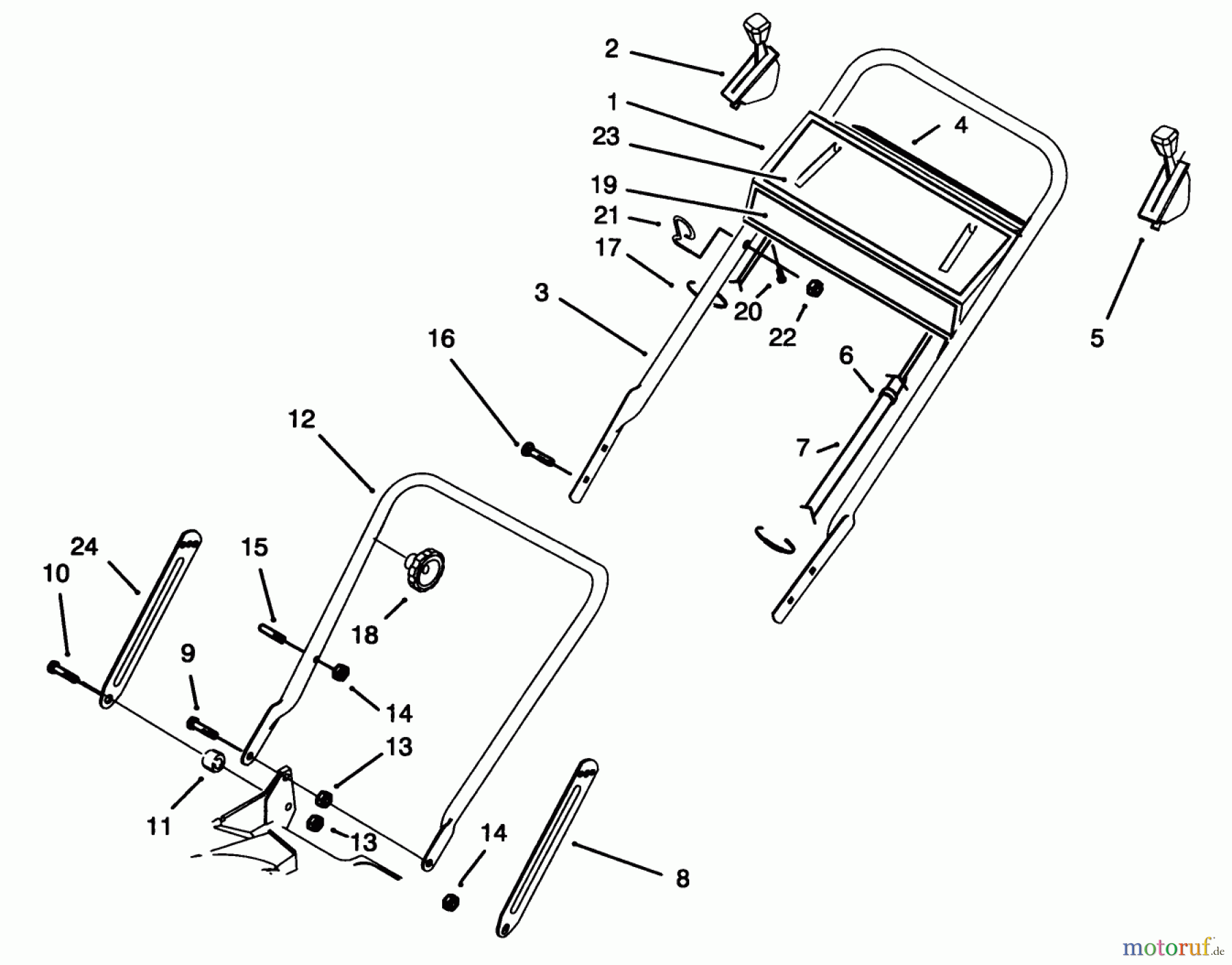  Toro Neu Mowers, Walk-Behind Seite 1 20436WF - Toro 21