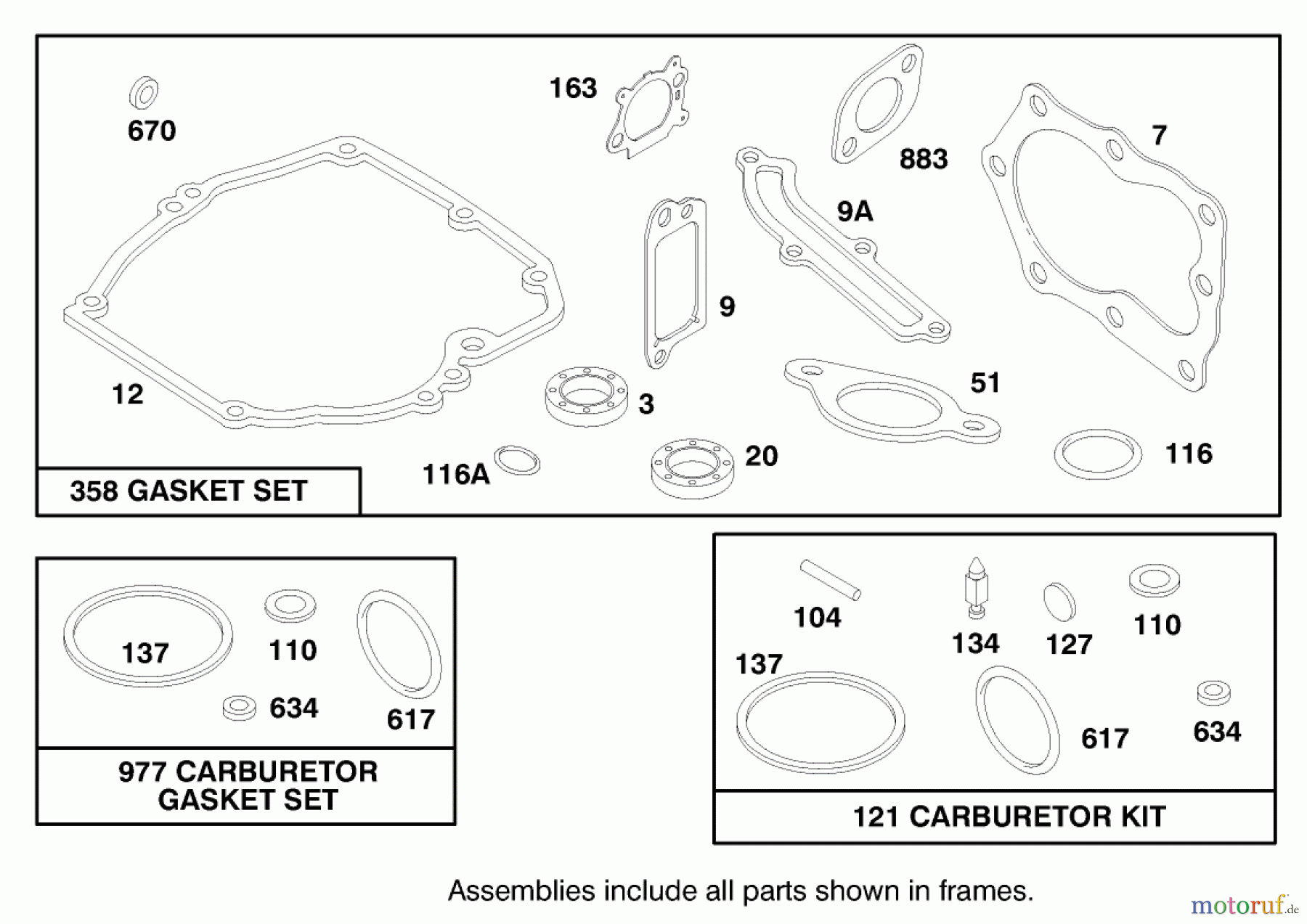  Toro Neu Mowers, Walk-Behind Seite 1 20445 - Toro Lawnmower, 1997 (7900001-7999999) ENGINE BRIGGS & STRATTON MODEL 12F802-1750-A1 #9