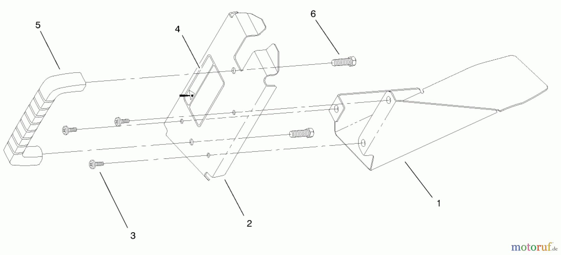  Toro Neu Mowers, Walk-Behind Seite 1 20457 - Toro Lawnmower, 1997 (7900001-7999999) DISCHARGE PLUG ASSEMBLY