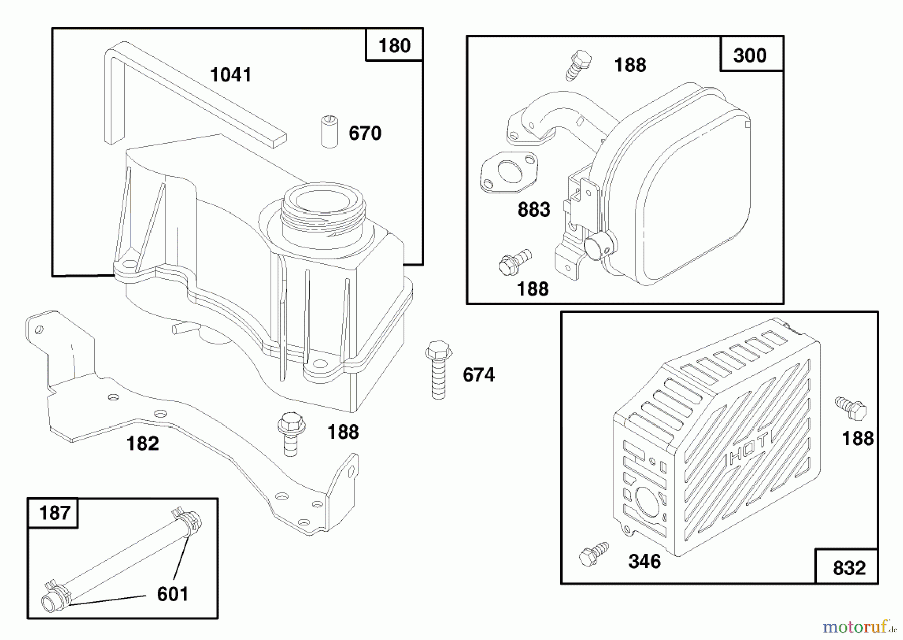 Toro Neu Mowers, Walk-Behind Seite 1 20476 - Toro Lawnmower, 1996 (6900001-6999999) ENGINE GTS 150 (MODEL NO. 20475 ONLY) #8