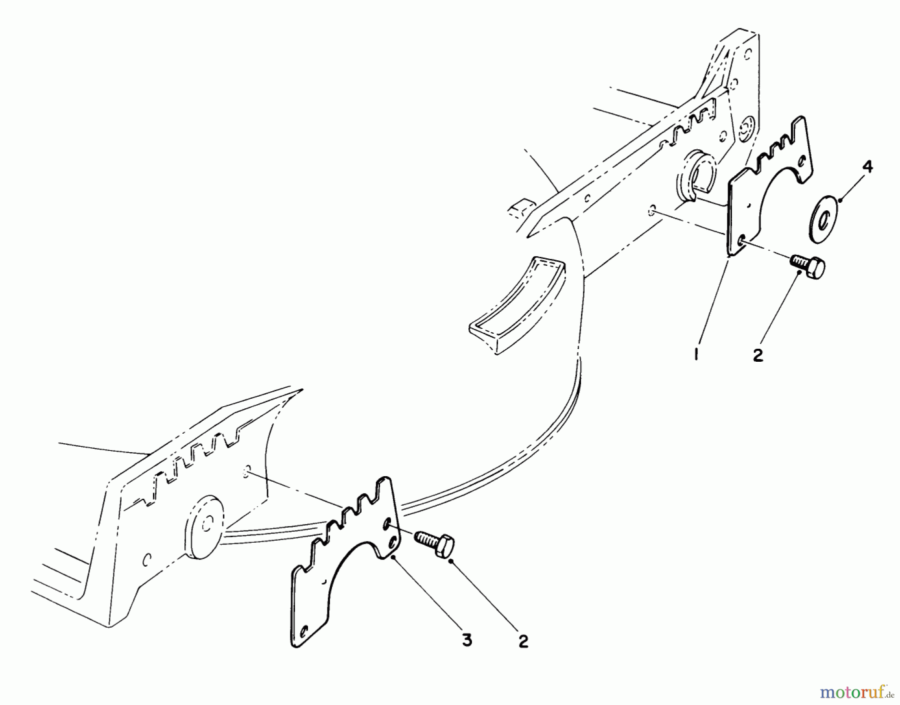 Toro Neu Mowers, Walk-Behind Seite 1 20526C - Toro Lawnmower, 1987 (7000001-7999999) WEAR PLATE KIT NO. 49-4080 (OPTIONAL)