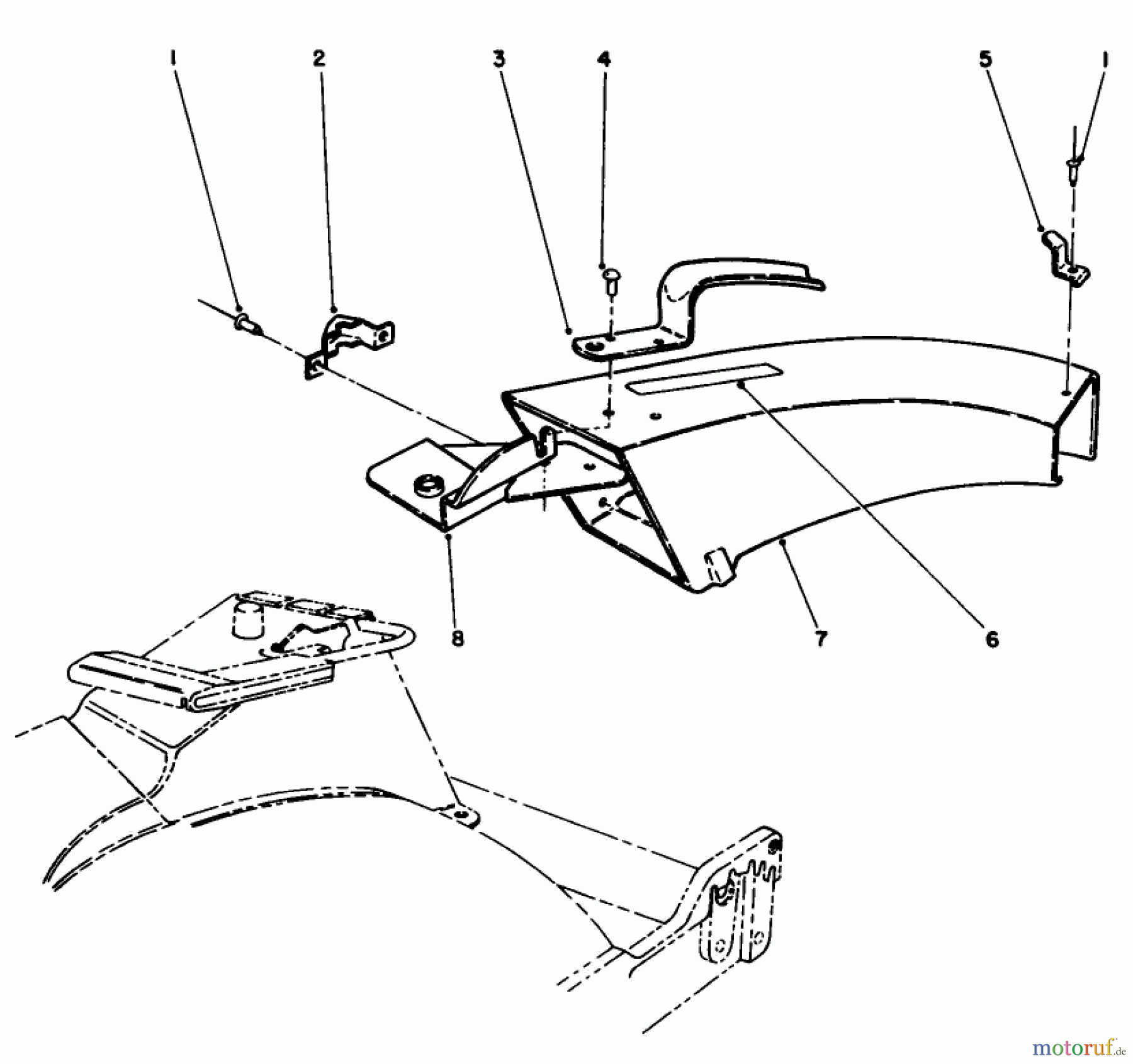 Toro Neu Mowers, Walk-Behind Seite 1 20622C - Toro Lawnmower, 1987 (7000001-7999999) SIDE DISCHARGE CHUTE MODEL NO. 59110 (OPTIONAL)