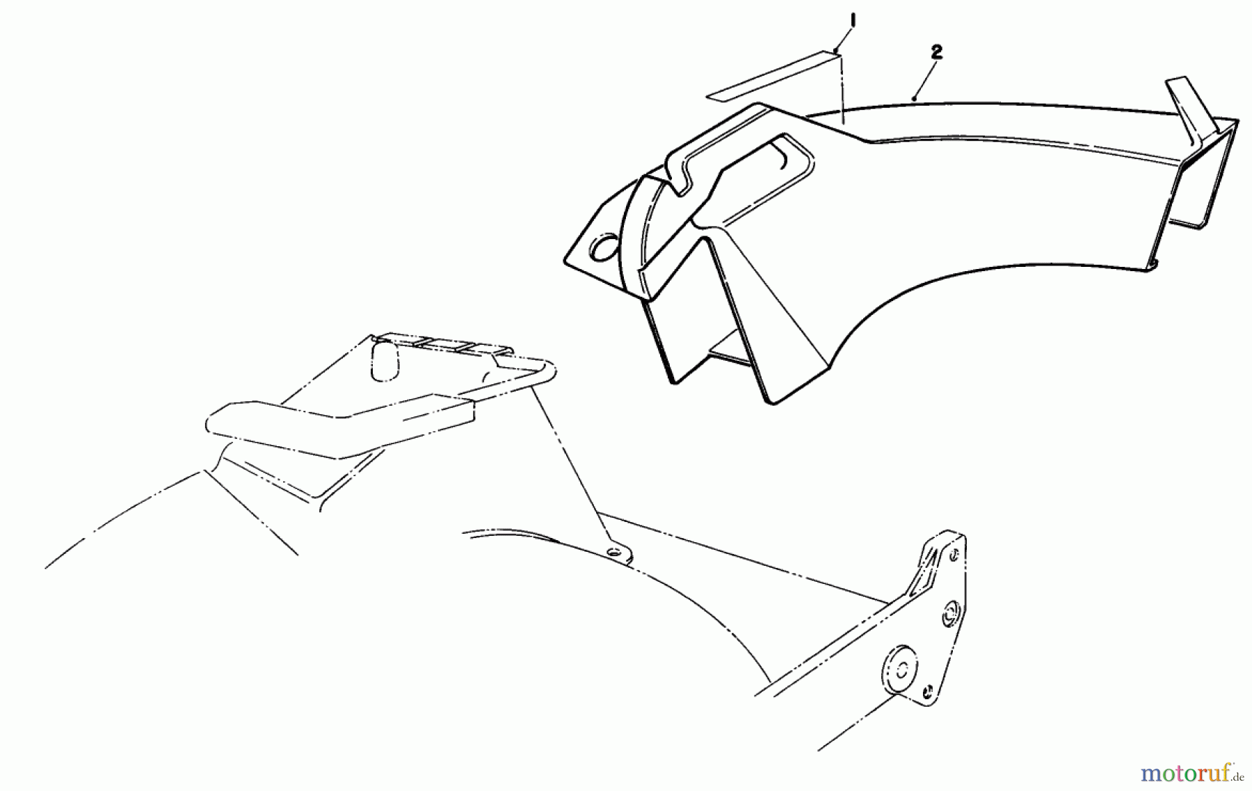 Toro Neu Mowers, Walk-Behind Seite 1 20677 - Toro Lawnmower, 1989 (9000001-9999999) SIDE DISCHARGE CHUTE MODEL NO 59168 (OPTIONAL)