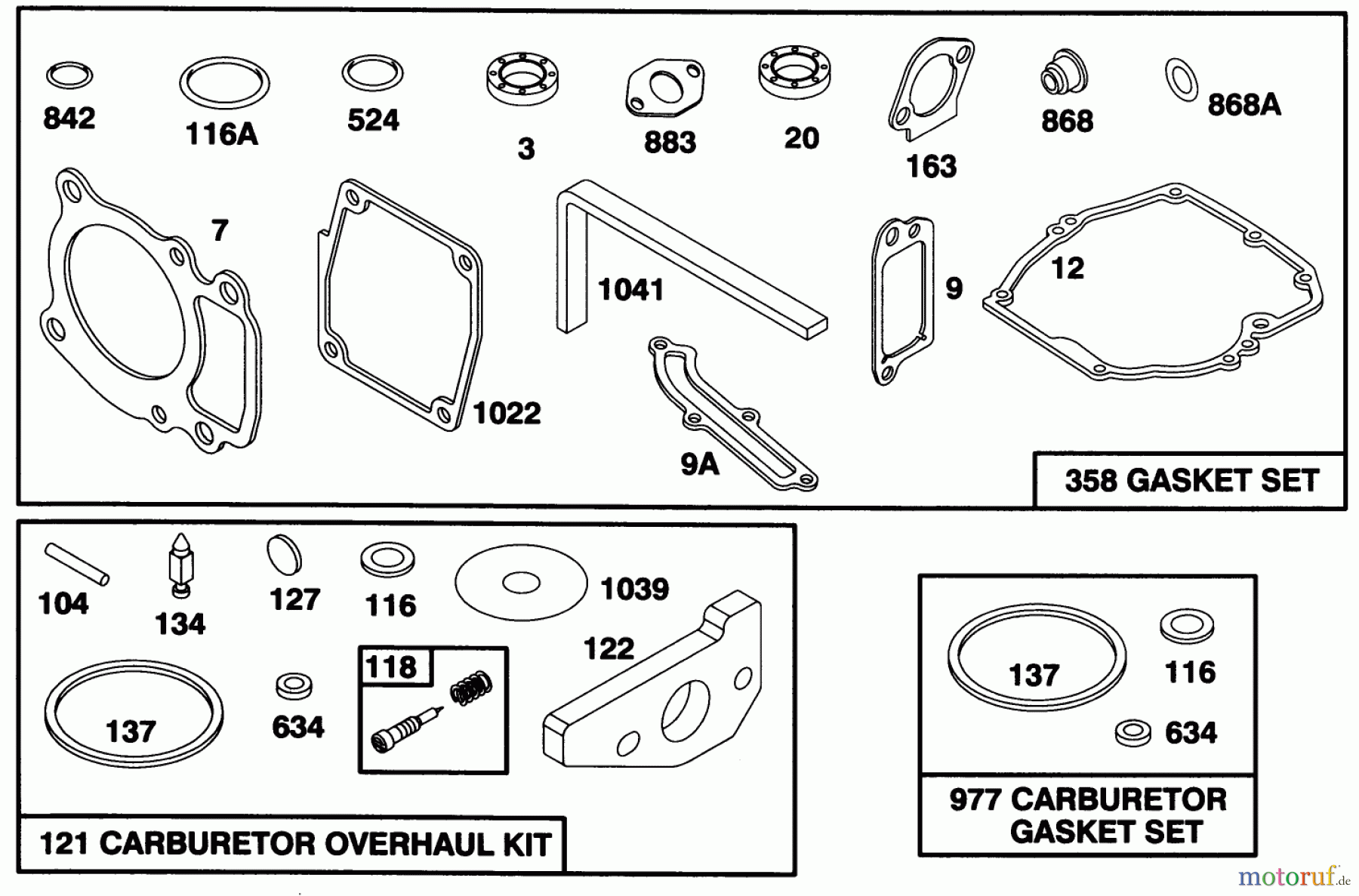  Toro Neu Mowers, Walk-Behind Seite 1 20761B - Toro Lawnmower, 1993 (39000001-39999999) ENGINE GTS 150 #8