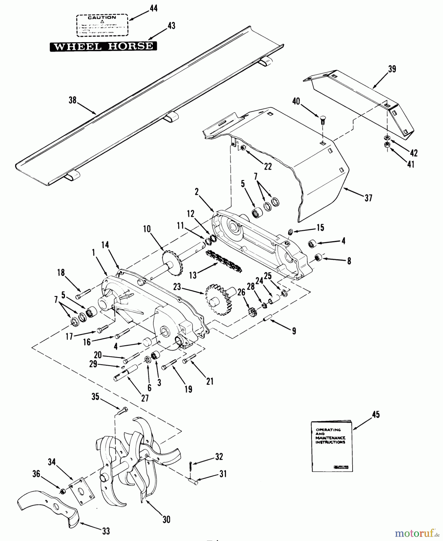  Toro Neu Accessories, Tiller/Cultivator 87-36TL01 - Toro 36