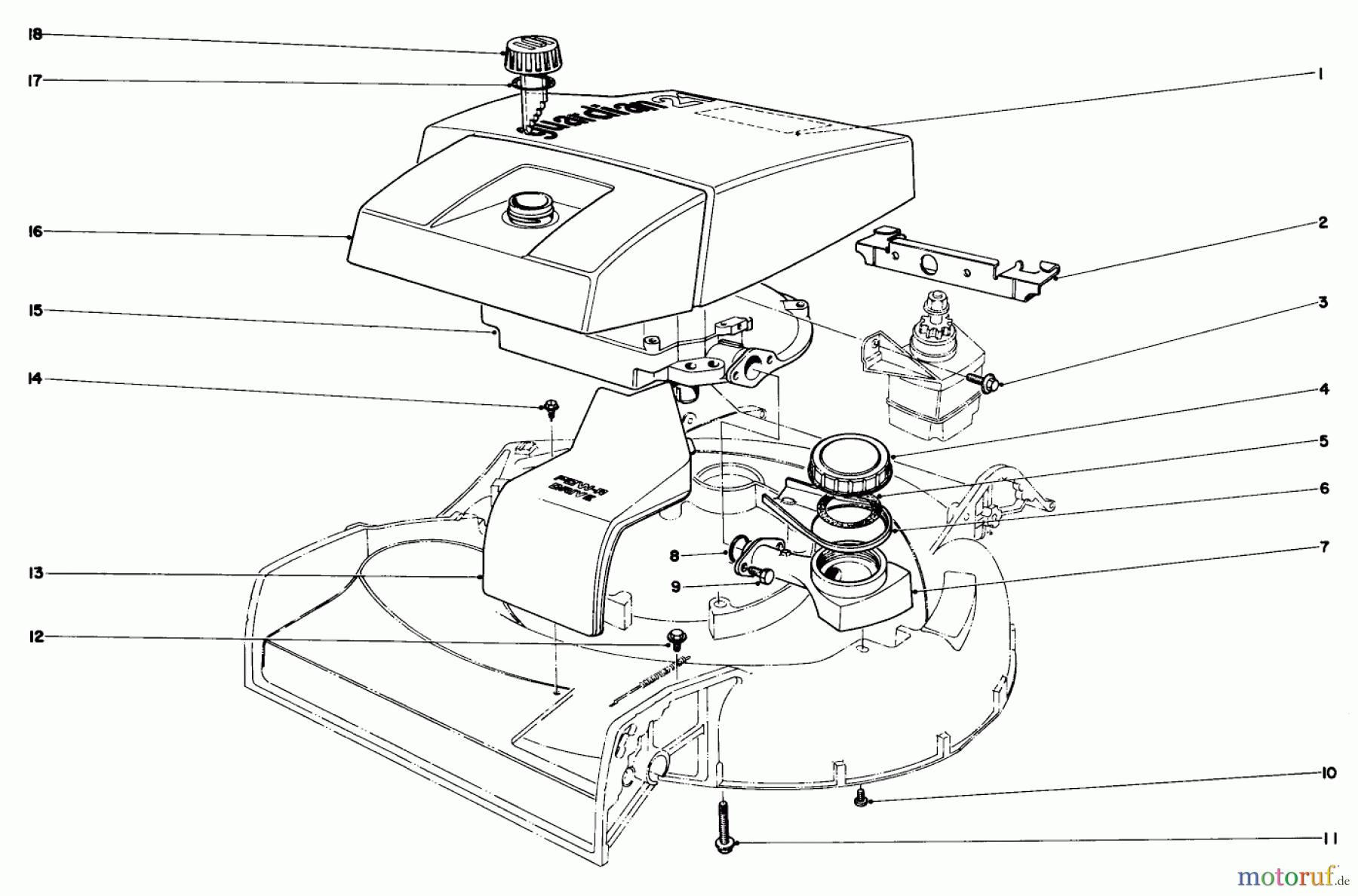 Toro Neu Mowers, Walk-Behind Seite 2 21473 - Toro Guardian Lawnmower, 1973 (3000001-3999999) ENGINE ASSEMBLY