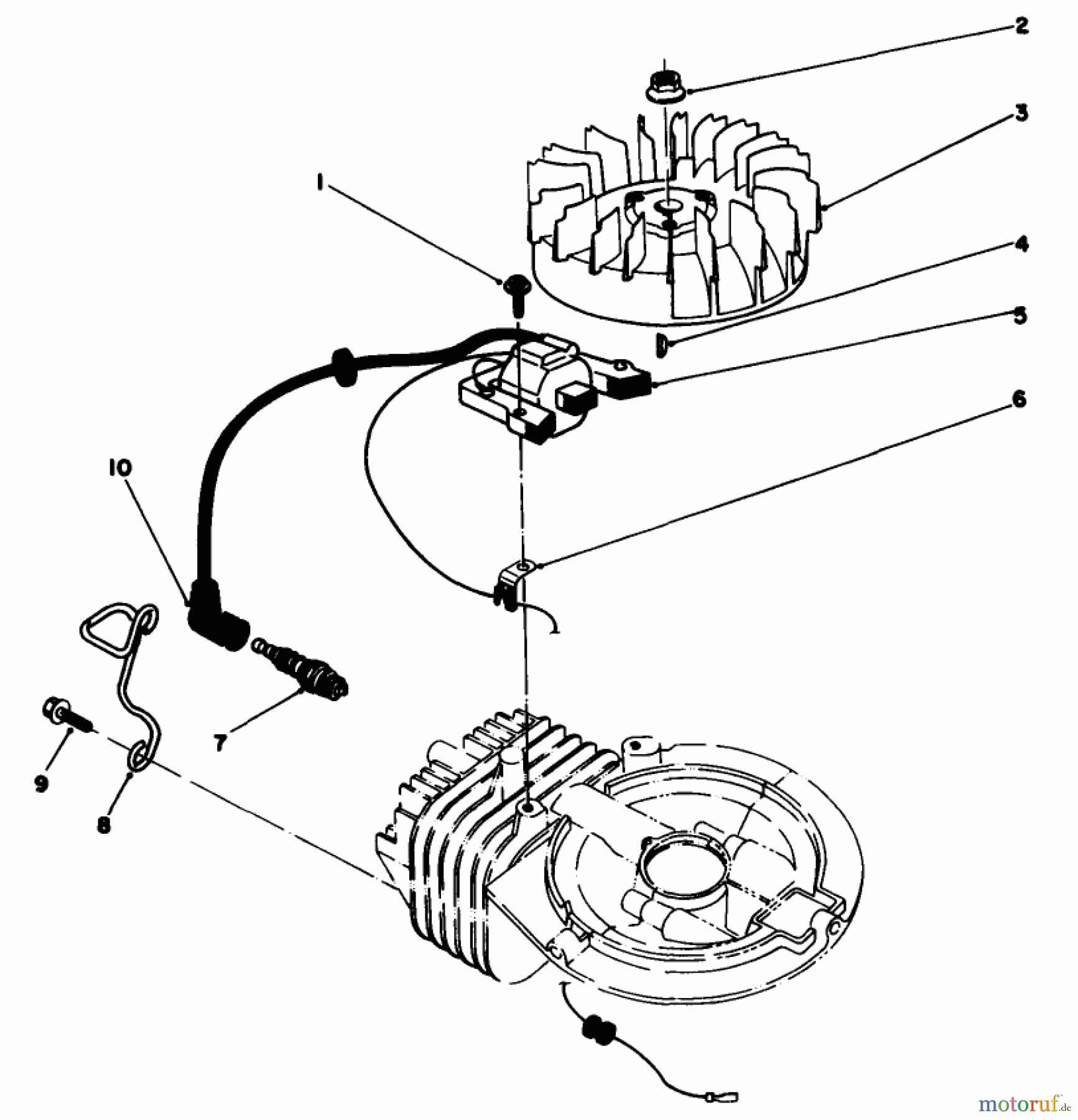 Toro Neu Mowers, Walk-Behind Seite 2 22030 - Toro Lawnmower, 1989 (9000001-9999999) ENGINE ASSEMBLY MODEL NO. 47PH7 #2