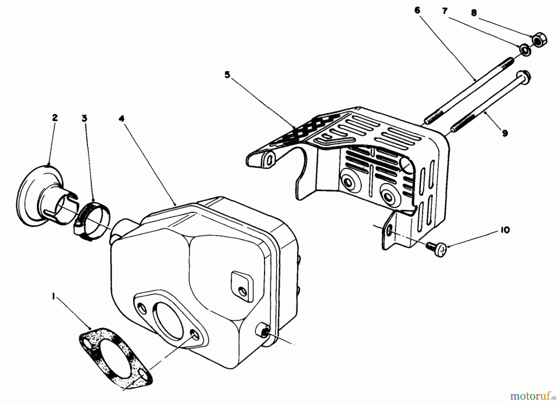 Toro Neu Mowers, Walk-Behind Seite 2 22035 - Toro Lawnmower, 1988 (8002990-8999999) ENGINE ASSEMBLY MODEL NO. 47PH7 #5