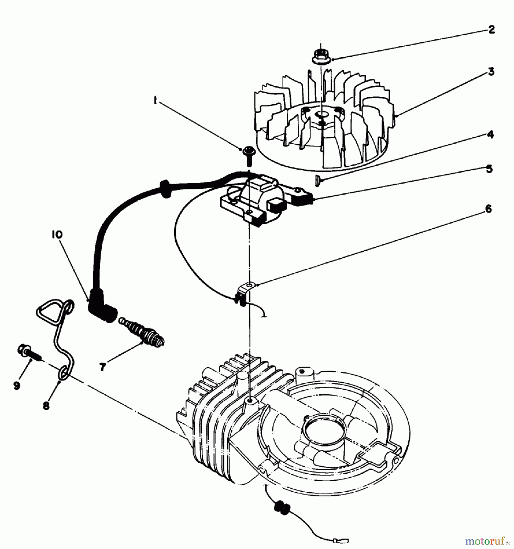 Toro Neu Mowers, Walk-Behind Seite 2 22035 - Toro Lawnmower, 1989 (9000001-9006453) ENGINE ASSEMBLY MODEL NO. 47PJ8 #2