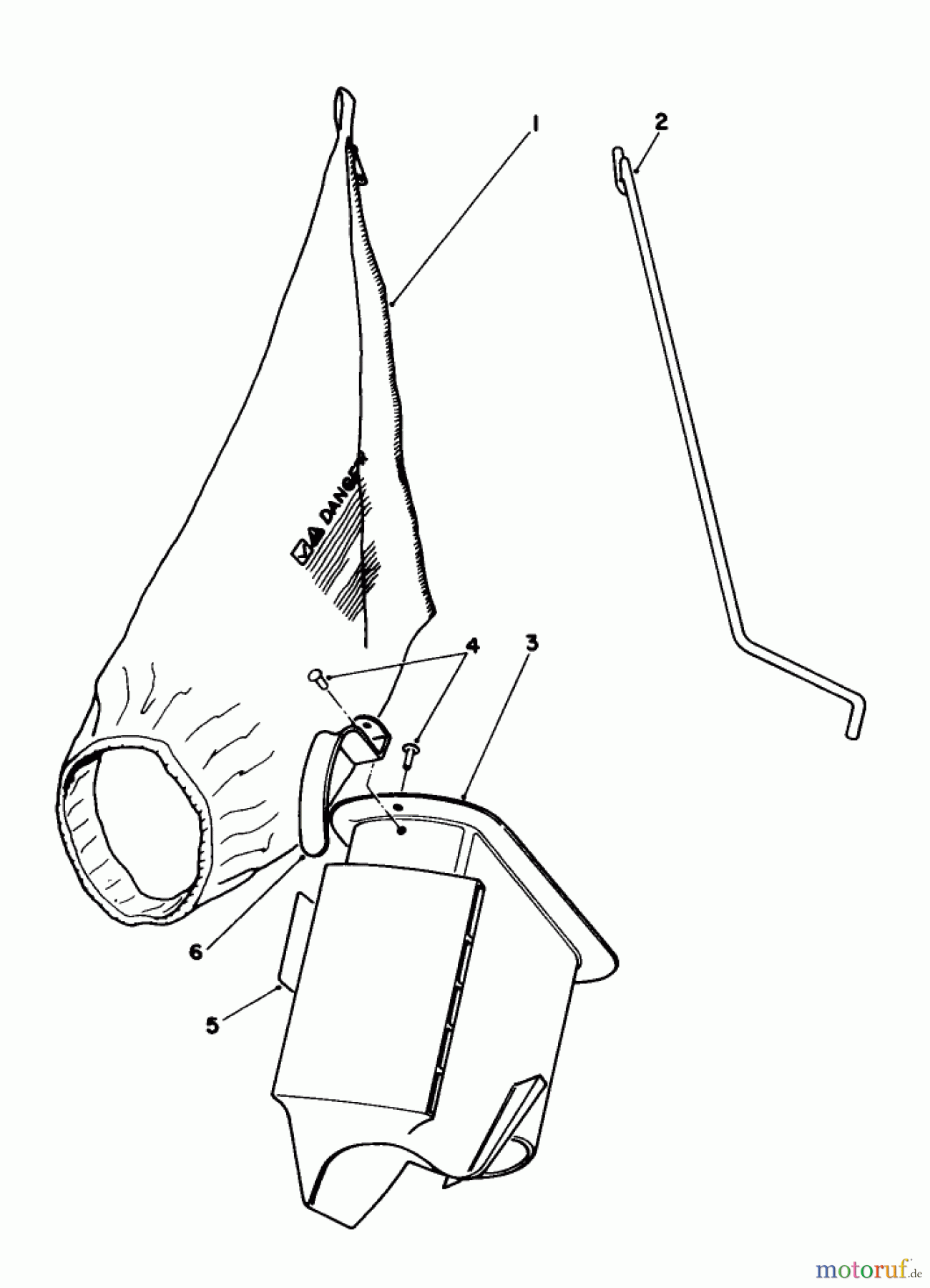 Toro Neu Mowers, Walk-Behind Seite 2 22041 - Toro Lawnmower, 1991 (1000001-1999999) BAGGING KIT NO. 47-6510