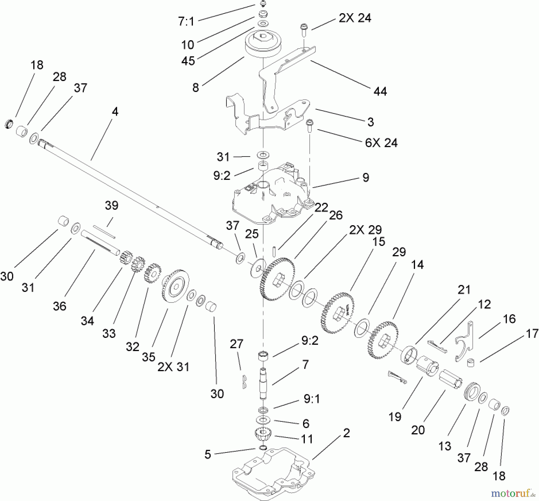 Toro Neu Mowers, Walk-Behind Seite 2 22192 - Toro 21