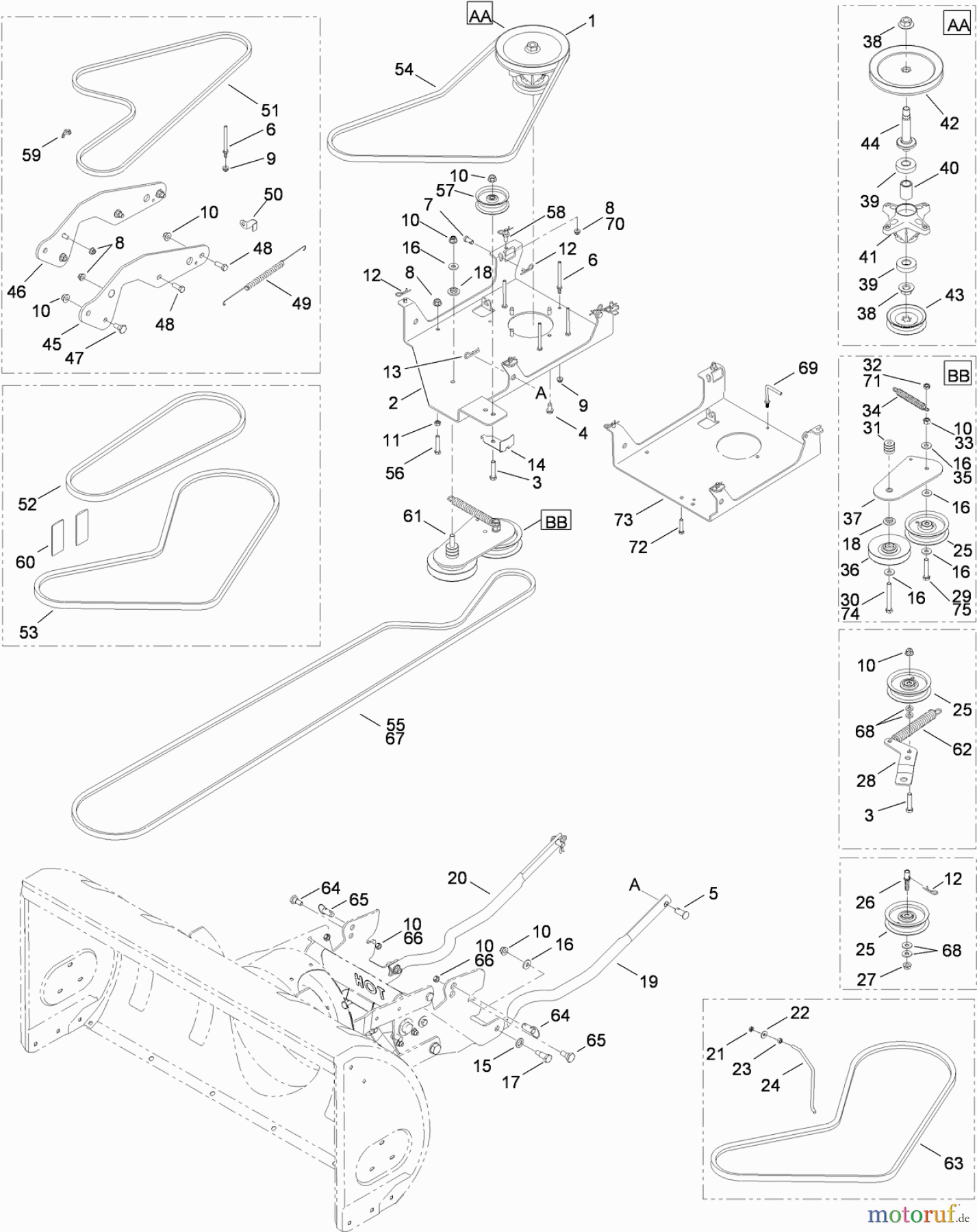 Toro Neu Snow Blowers/Snow Throwers Seite 1 190-032-101 - Toro 42