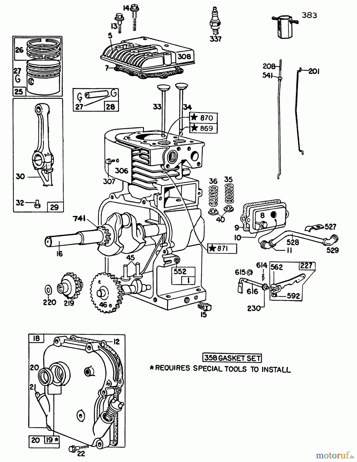 Toro Neu Blowers/Vacuums/Chippers/Shredders 62923 - Toro 5 hp Lawn Vacuum, 1988 (8000001-8999999) ENGINE BRIGGS & STRATTON MODEL NO. 130202-1640-01 #1