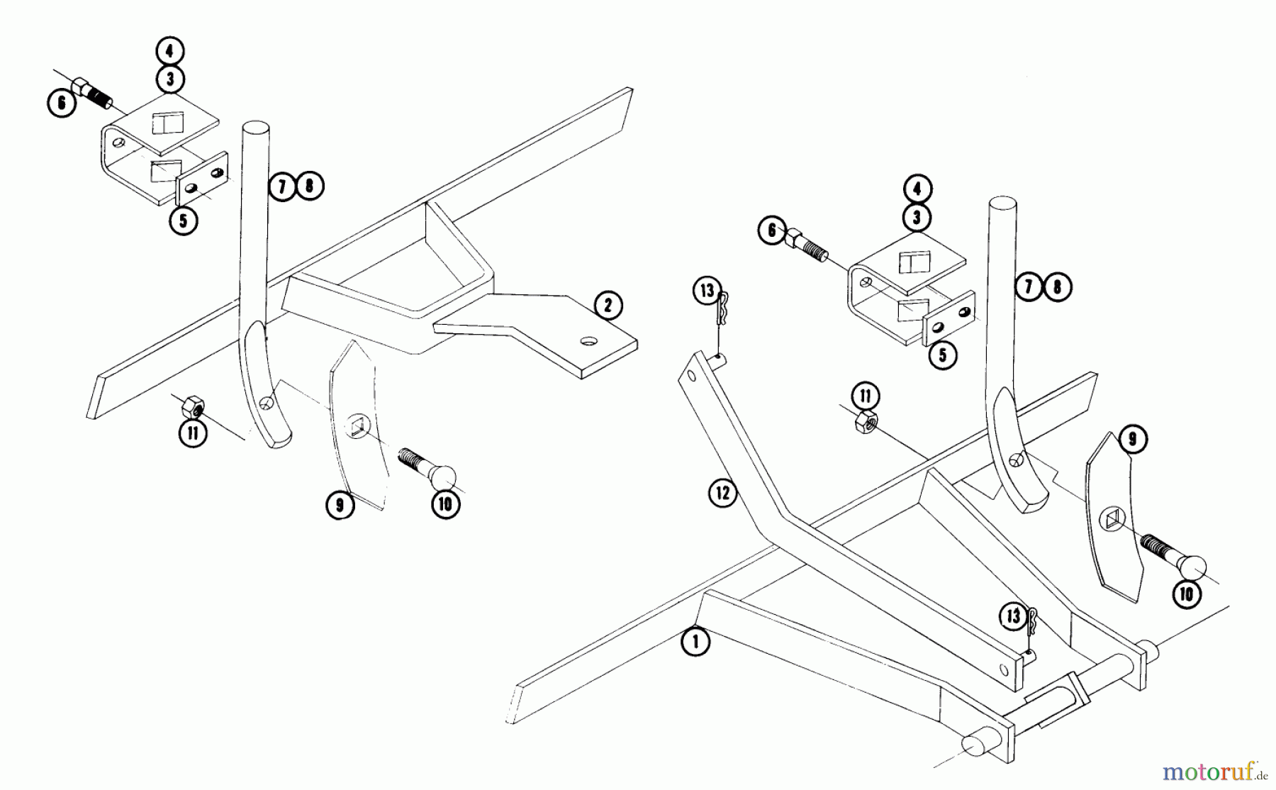  Toro Neu Utility Carts UW-64 - Toro Utility Wagon, 1960 PARTS LIST AC-675