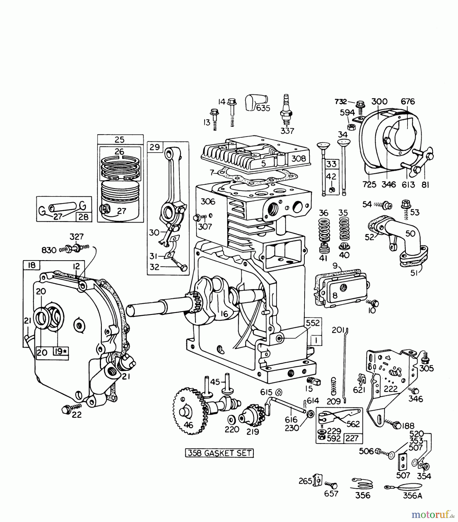  Toro Neu Snow Blowers/Snow Throwers Seite 1 38070 (1032) - Toro 1032 Snowthrower, 1978 (8000001-8999999) ENGINE BRIGGS & STRATTON MODEL NO. 190402 TYPE 0914-02 (8 H.P. SNOWTHROWER MODEL 38060)