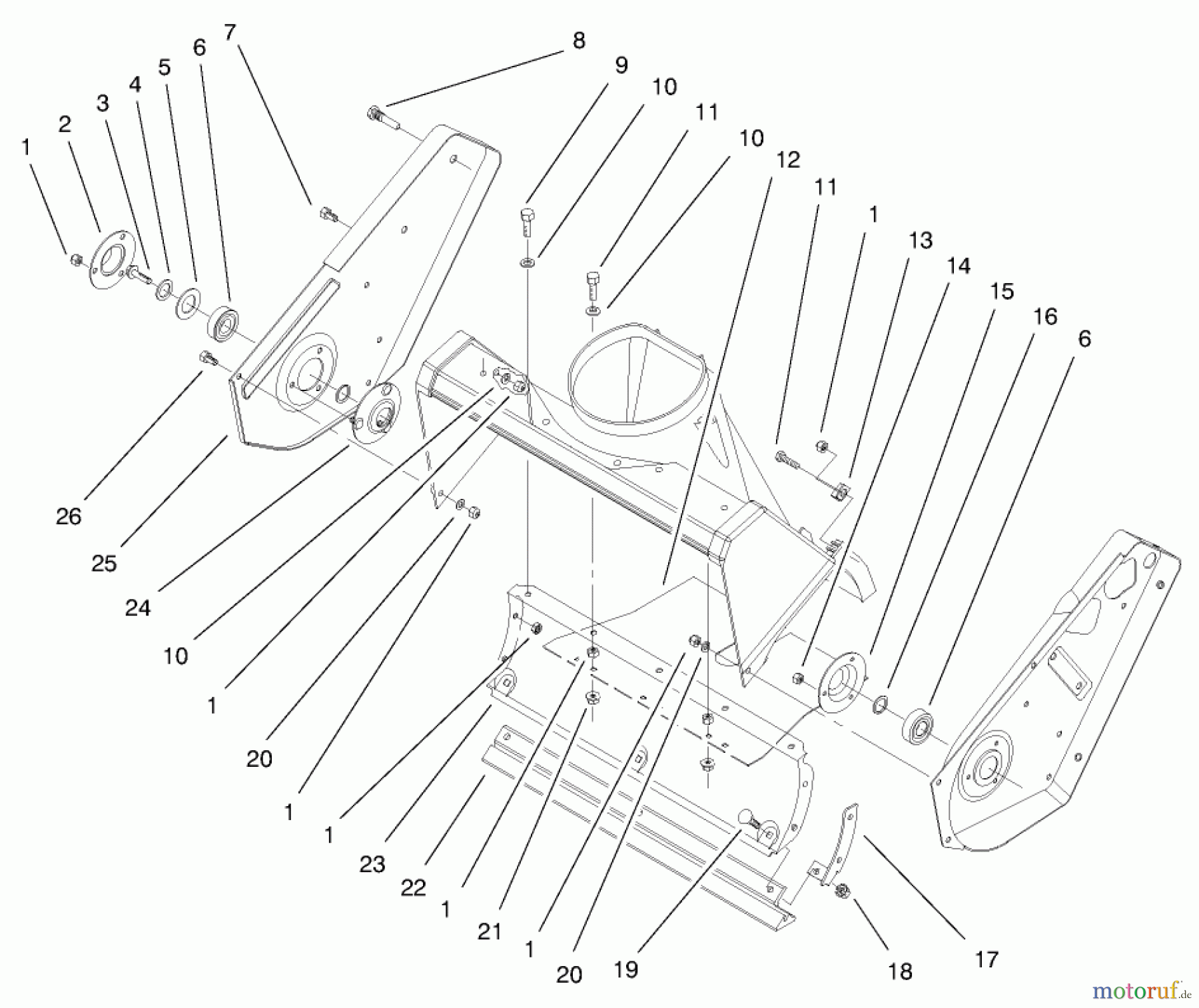Toro Neu Snow Blowers/Snow Throwers Seite 1 38410 (2400) - Toro CCR 2400 Snowthrower, 1997 (7900001-7999999) SIDE PLATE & SCRAPER ASSEMBLY