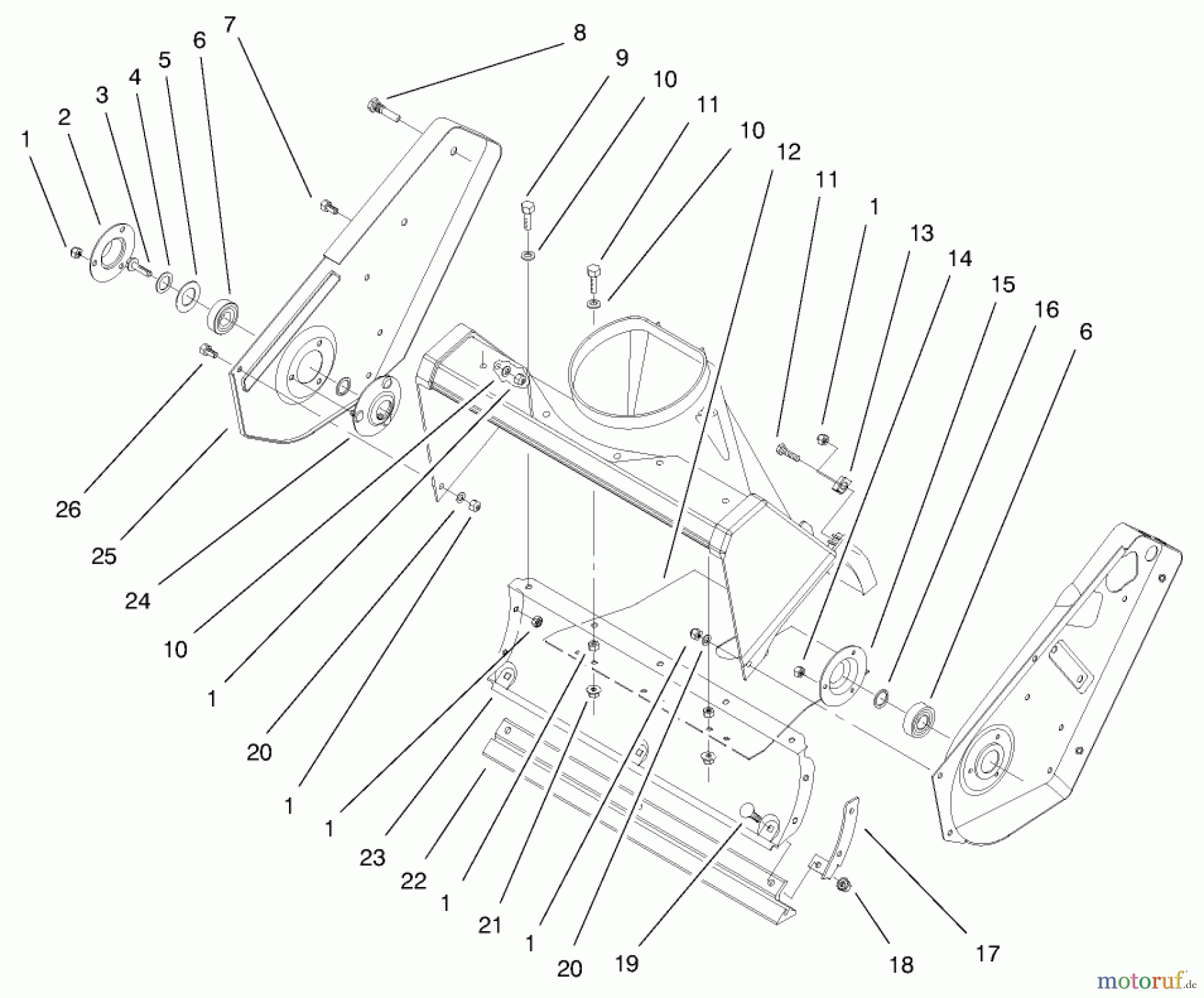 Toro Neu Snow Blowers/Snow Throwers Seite 1 38420 (2500) - Toro CCR 2500 Snowthrower, 1997 (7900001-7999999) SIDE PLATE & SCRAPER ASSEMBLY