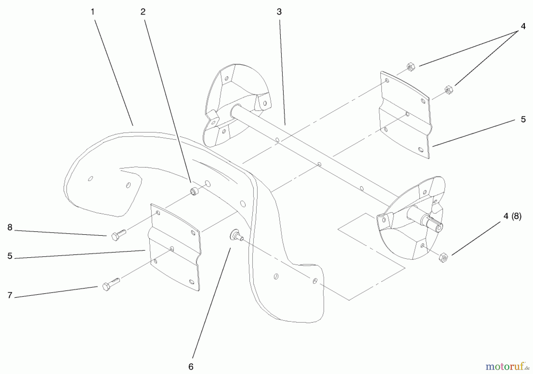  Toro Neu Snow Blowers/Snow Throwers Seite 1 38429 (2450) - Toro CCR 2450 Snowthrower, 2000 (200000001-200999999) IMPELLER ASSEMBLY