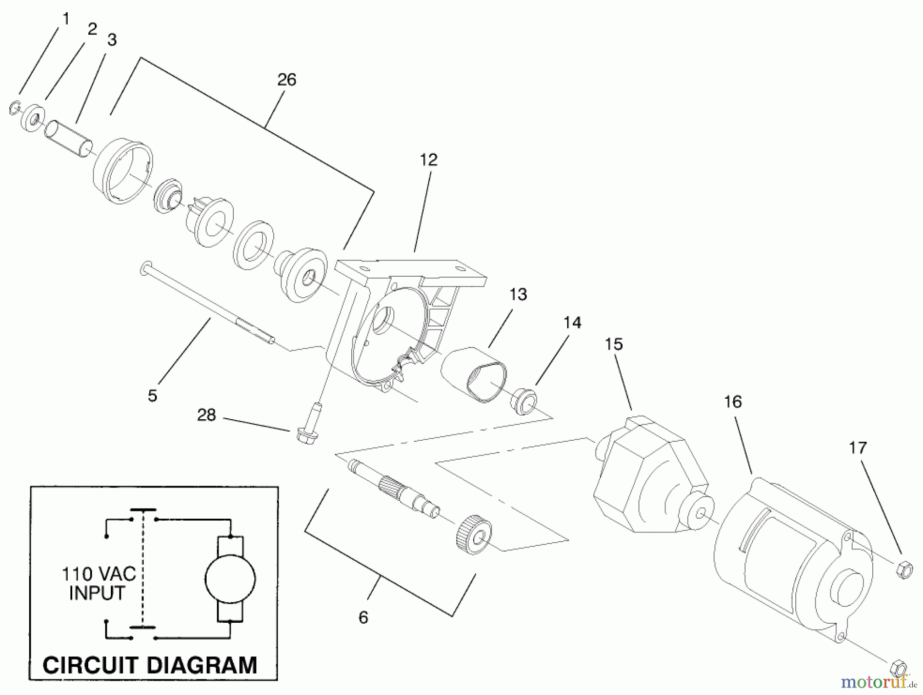  Toro Neu Snow Blowers/Snow Throwers Seite 1 38435 (3000) - Toro CCR 3000 Snowthrower, 1999 (9900001-9999999) ENGINE ASSEMBLY (MODEL NO. 38435) #7