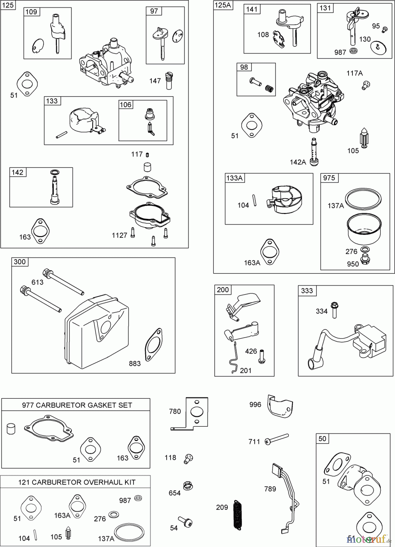 Toro Neu Snow Blowers/Snow Throwers Seite 1 38516 (2450) - Toro CCR 2450 GTS Snowthrower, 2007 (270010001-270999999) MUFFLER, CARBURETOR AND INTAKE MANIFOLD ASSEMBLY BRIGGS AND STRATTON 084133-0196-E8