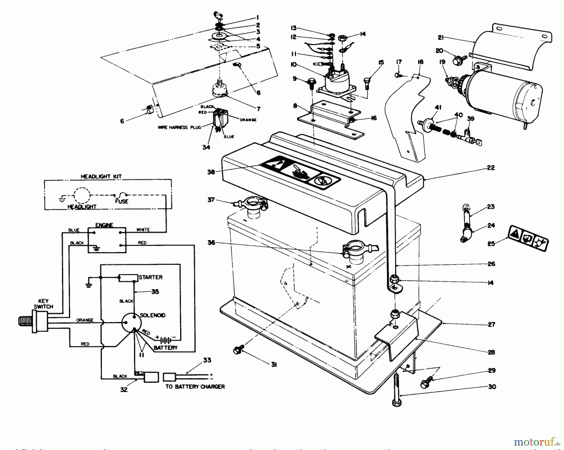 Toro Neu Snow Blowers/Snow Throwers Seite 1 38566 (1132) - Toro 1132 Power Shift Snowthrower, 1992 (2000001-2999999) 12 VOLT STARTER MOTOR KIT NO. 66-7700 (OPTIONAL)