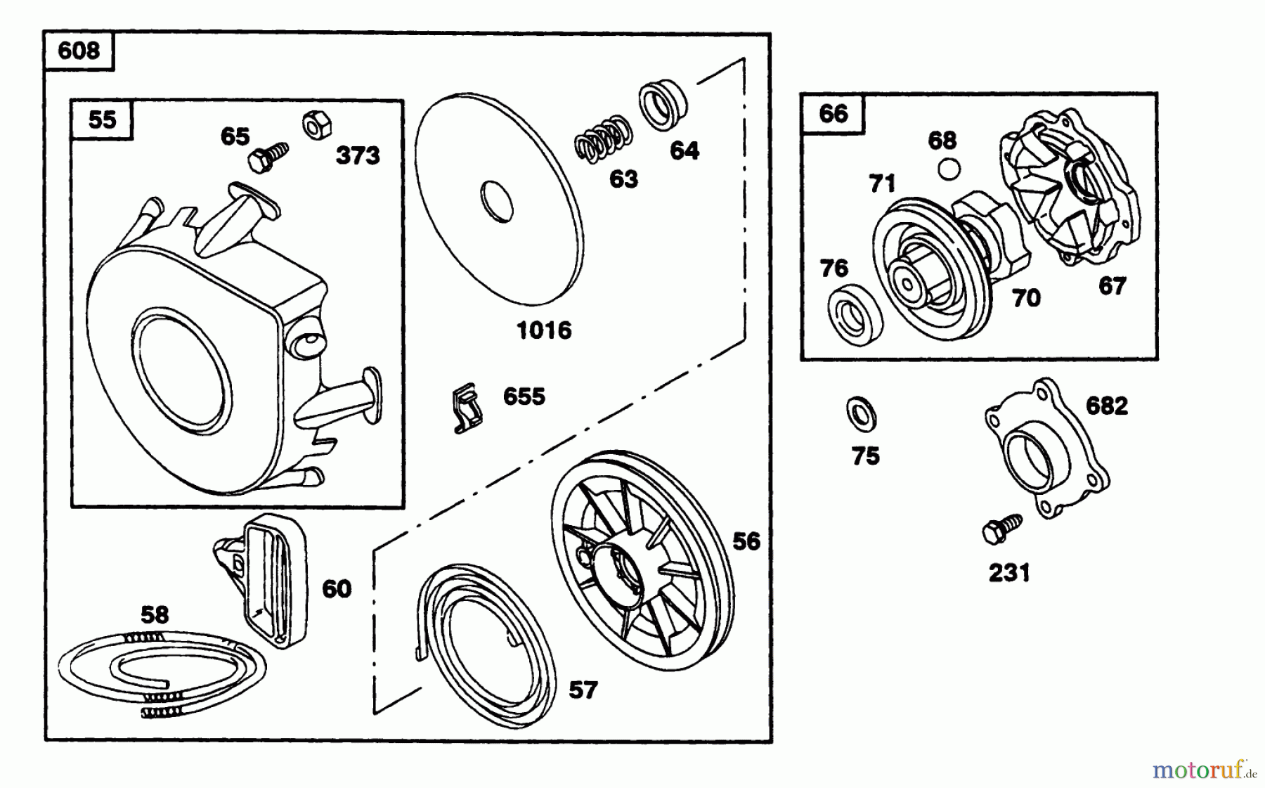 Toro Neu Snow Blowers/Snow Throwers Seite 1 38566 (1132) - Toro 1132 Power Shift Snowthrower, 1995 (59000001-59999999) ENGINE BRIGGS & STRATTON MODELS 252416-0756-01 & 252416-0757-01 #6
