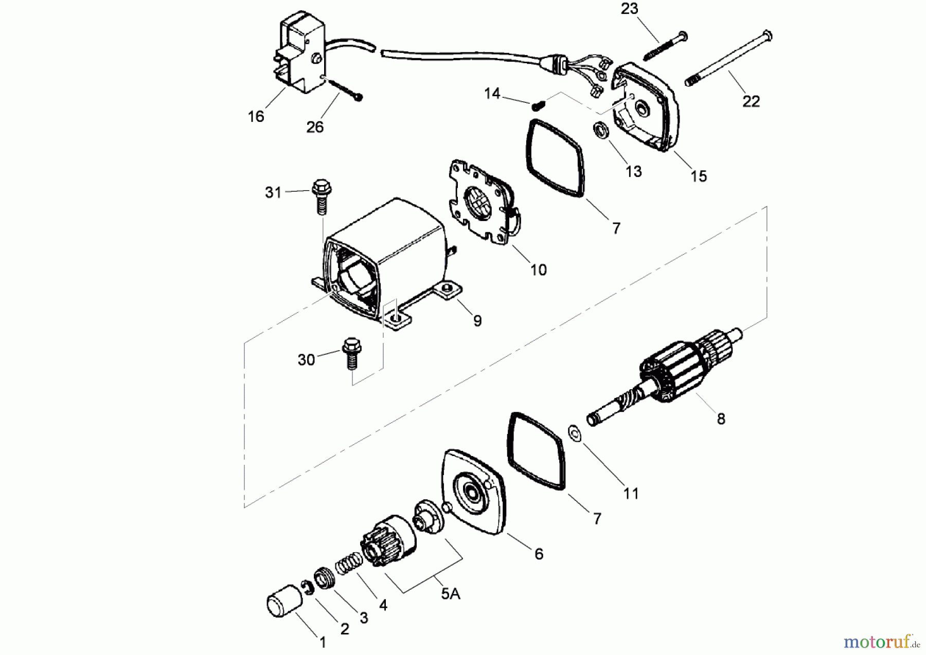Toro Neu Snow Blowers/Snow Throwers Seite 2 38620 (826 LE) - Toro Power Max 826 LE Snowthrower, 2005 (250000001-250010000) ELECTRIC STARTER NO. 33329D TECUMSEH LH318SA-156562H
