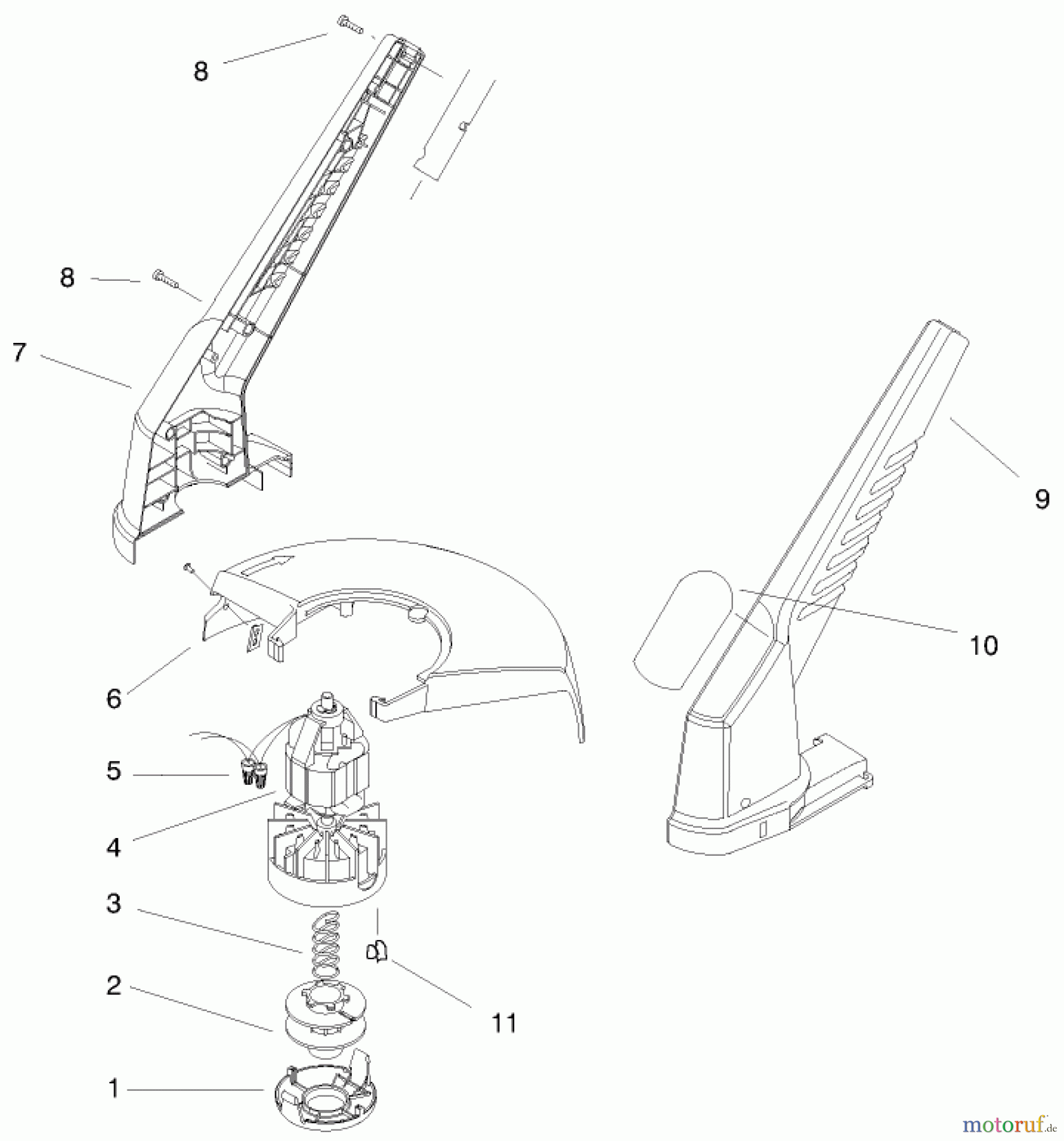 Toro Neu Trimmers, String/Brush 51301 - Toro 11