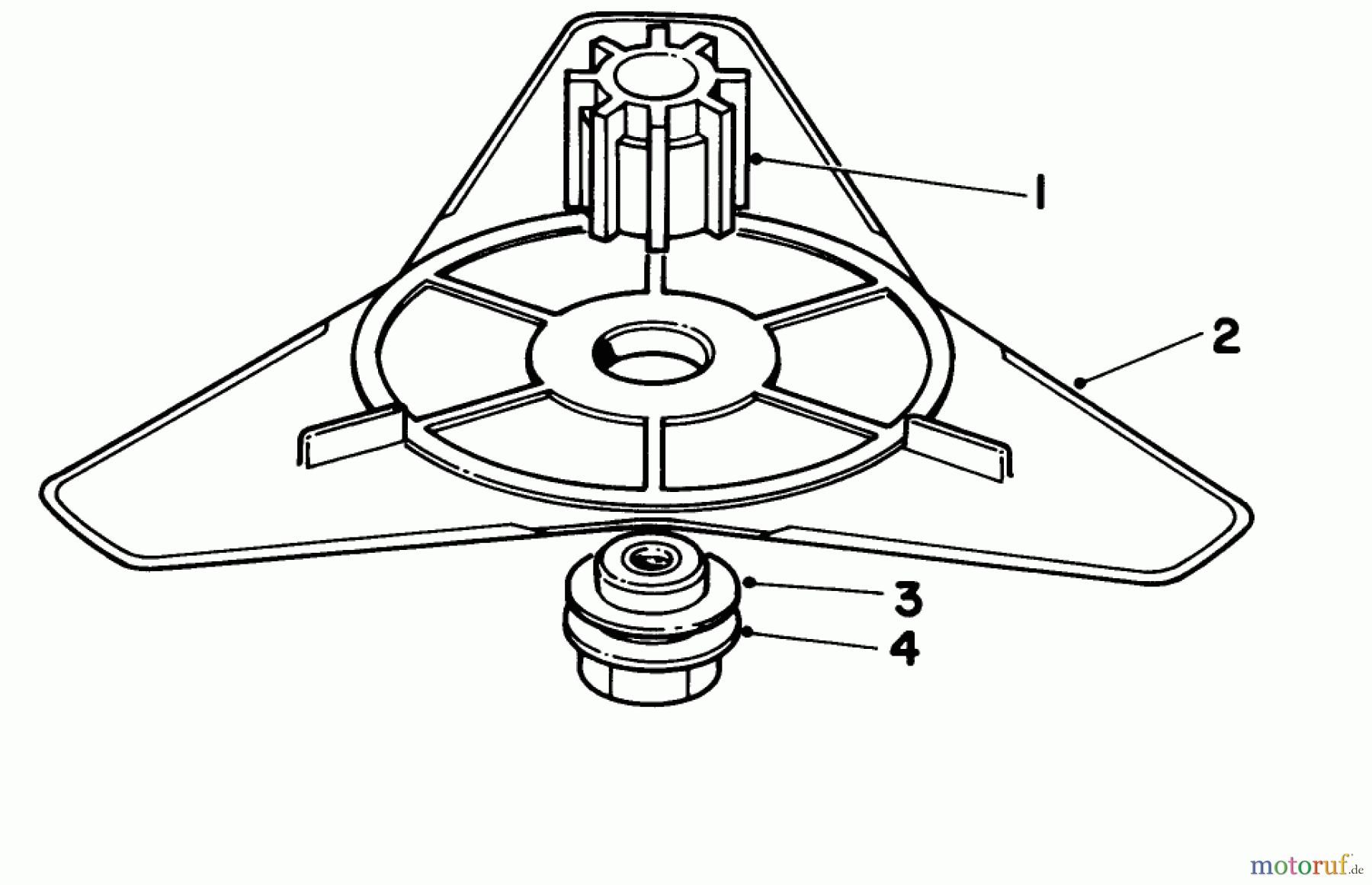 Toro Neu Trimmers, String/Brush 51641 (TC 1000) - Toro TC 1000 Gas Trimmer, 1987 (7000001-7999999) FLEX BLADE KIT 44-9870 (OPTIONAL)