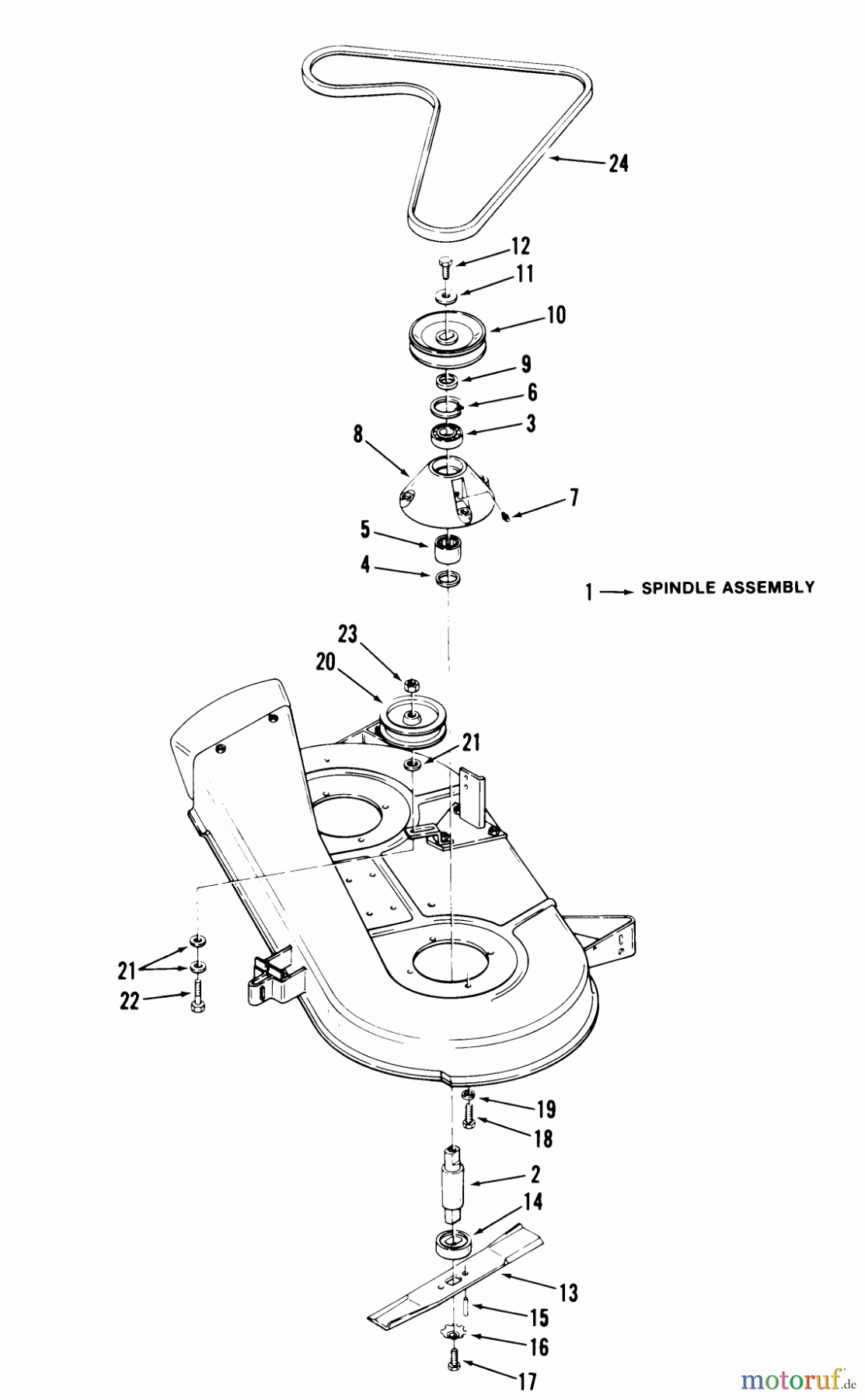  Toro Neu Mowers, Deck Assembly Only 05-32XS02 - Toro 32