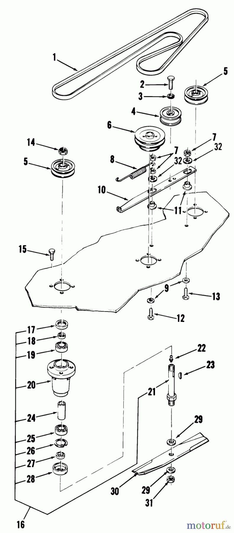  Toro Neu Mowers, Deck Assembly Only 05-36MS01 - Toro 36