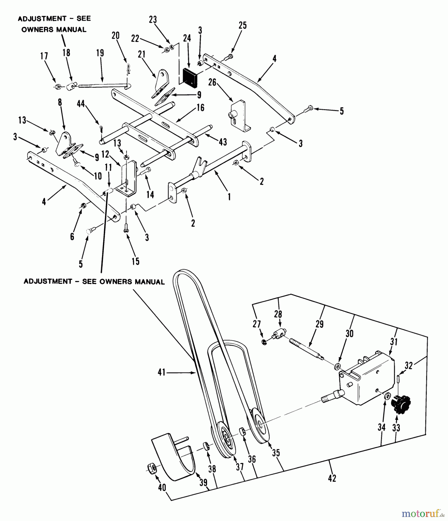 Toro Neu Mowers, Deck Assembly Only 05-42MR03 - Toro 42