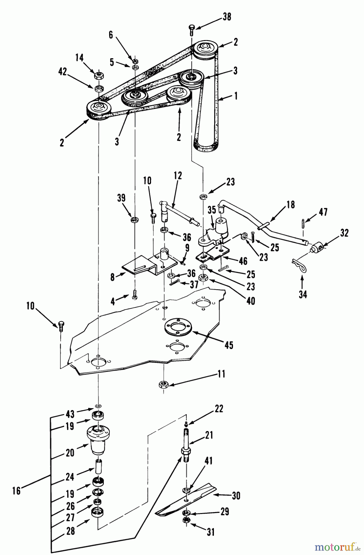 Toro Neu Mowers, Deck Assembly Only 35-37SL01 - Toro 37