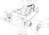 Spareparts GAS TANK AND AXLE ASSEMBLY