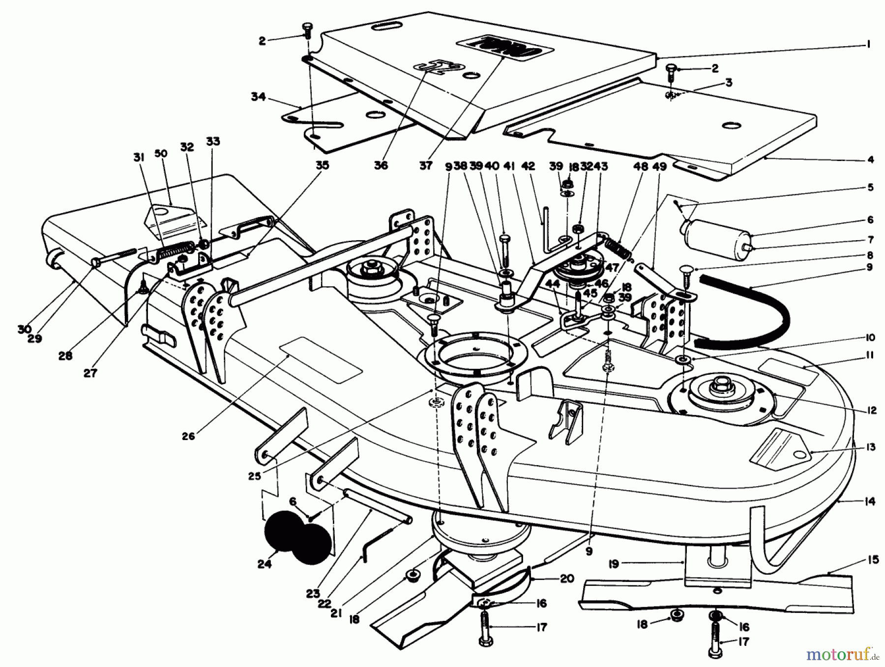  Mähdecks 30152 - Toro 52