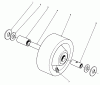 Spareparts PHENOLIC WHEEL ASSEMBLY NO. 27-1050 (OPTIONAL)