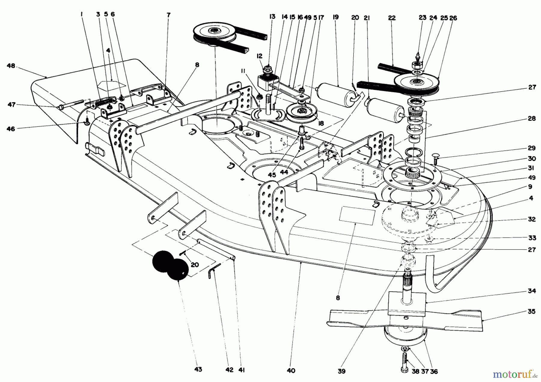  Mähdecks 30555 - Toro 52