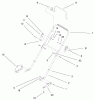 Rasenmäher 11002 - Toro 53cm Walk-Behind Mower (SN: 8900001 - 8999999) (1998) Ricambi HANDLE ASSEMBLY