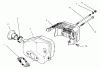 Rasenmäher 22040 - Toro Walk-Behind Mower (SN: 6900001 - 6999999) (1996) Ricambi MUFFLER ASSEMBLY (MODEL NO. 47PS5-3)