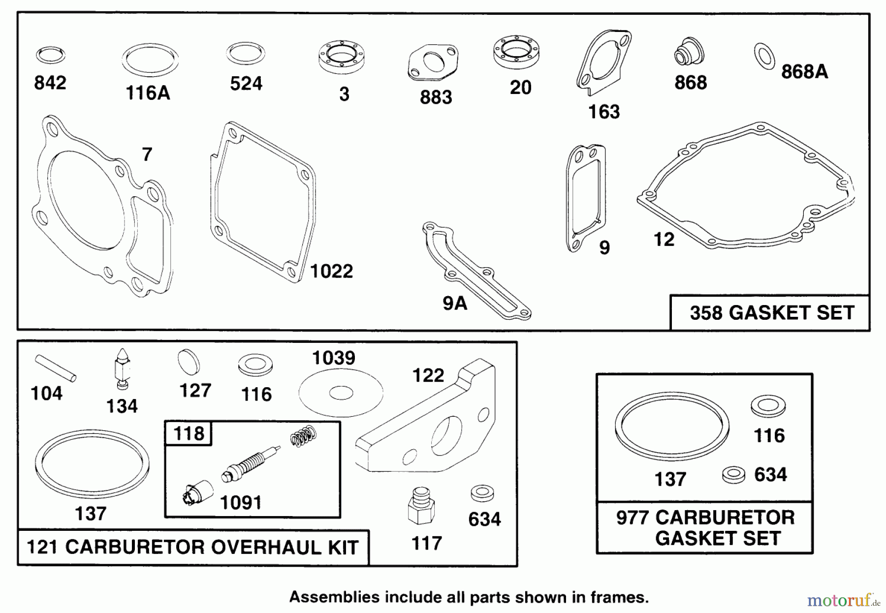 Rasenmäher 22145 - Toro Walk-Behind Mower (SN: 69000001 - 69999999) (1996) ENGINE GTS 150 #8