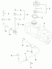 Rasenmäher 22170 - Toro Recycler Mower (SN: 220000001 - 220999999) (2002) Ricambi FUEL TANK AND VALVE ASSEMBLY