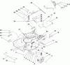 Rasenmäher 22177TE - Toro 53cm Heavy-Duty Recycler Mower (SN: 280000001 - 280999999) (2008) Ricambi HOUSING, CHUTE AND WHEEL ASSEMBLY