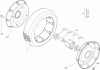 Rasenmäher 22179TE - Toro 53cm Heavy-Duty Rear Bagger Mower (SN: 280000001 - 280999999) (2008) Ricambi WHEEL AND TIRE ASSEMBLY NO. 100-2870